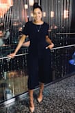 I loved this jumpsuit! It can be dressed to wear to the office or to dinner! I should have ordered a Medium, but due to the tie in the front, the Large size worked. Warning: don't wash in the washing machine. - Jada S.