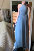 Dress fits perfect (besides length). Do not need any alterations. Love the color too. - Danielle D.