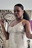 Words cannot express how impressed I am!  My dress arrived ON TIME.  My dress fit PERFECTLY!  My dress was a GREAT bargain.  I purchased two but only wore this one because the compliments were irresistible!  You guys ROCK....NICE JOB! - Tiffany S.