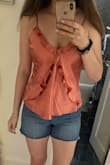Beautiful top, better than expected with adjustable straps. - Maria S.