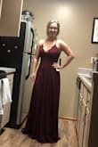 I love my dress! I bought it for my best friends wedding and it fits perfectly! Only thing was is the length (but I'm kind of short 5ft 3in) but it was an easy alteration. - Kristine C.