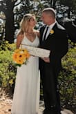 I couldn't be happier with this dress. I bought it for my wedding in Lake Tahoe and it was perfect!! It fit great and was so comfortable to wear, not to mention I got so many compliments. I did have to get it shortened but I expected that since I'm on the shorter side. - Julie H.