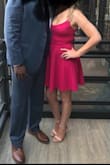 Wore the magenta color to a family wedding, it was beautiful! I received so many compliments, especially about the color! - Deanna D.