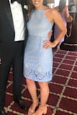 Perfect for a summer wedding! Originally got a small but pulled a little too tight in the stomach and rear for a family wedding so I sized up to a medium. I'm usually a small at Lulus. Overall, really pretty, loved the color and open back! - Kirby M.