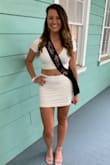 I wore it for my bachelorette and was so comfortable. It's super stretchy too - Kelsey N.