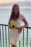 I wore this for my bachelorette party and it fit me PERFECTLY! I couldn't have been happier with it! Super flattering, held everything in nicely. It also isn't sheer at all, has great layers for a white outfit so you don't have to worry about seeing things through it. Highly suggest this outfit! - Alexa H.