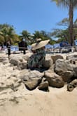Plenty of comments/compliments about how huge this straw hat. - Stacey T.
