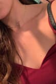 This necklace is very dainty looking which is exactly the look I was going for. The only downfall is that this necklace gets a little tangled. I kept having to fix it, which was annoying, but I would still definitely recommend. - Ashley P.