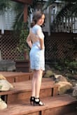 I love this dress! I have a smaller bust size so it was a little loose in the back, but I still think it looked great. Look forward to wearing again! - Laura P.