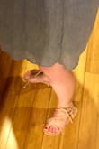 Love the sandals. Goes with any summer dress. The laces were different lengths, so it was hard to get them to tie the same on each side. - Jenn - David W.