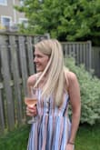 Perfect for a day out in the heat. I love this dress!! It's got a slip underneath so it's not see through and the straps adjust. - Jana D.