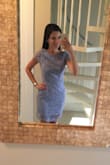I bought this dress to wear to work. I ordered XS but it runs large, so I had to take it to alterations to make it smaller, which wasn't a big deal :)
Color is absolutely beautiful! - Olga K.