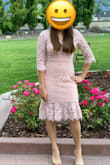 This dress is well made and the color is perfect for a summer wedding! Fits true to size! - Roxanne Y.