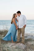 This dress was so comfortable and fit perfect for our beach engagement pictures! - Allyson U.