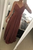 I have ordered these for my bridesmaids. They are beautiful and look great on every body type. Only thing to be aware of it that the material is a bit heavy for the skirt as there are a few layers. (Photo is of me in a size M, 138 lbs, 5.5") - Reiko P.