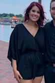 I got this for my birthday dinner outfit! I knew I wanted it to be sleek and simple, but I'm just not a dress person. I am on the taller side with a long torso so I sized up to avoid pulling at the crotch, sometimes it works for me sometimes it doesn't. But in this case it was PERFECT and I'm considering buying other colors too! - Danielle T.