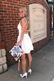 Wore as a graduation dress, it's pretty!! - Julie E.