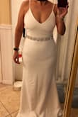Love it! Perfect dress for my tropical vow renewal. Simple and elegant. It's very long but a simple fix to shorten the hem. - Pamela B.