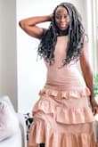 This is one of those dresses you can dress up or down! Received tons of compliments. - Lily O.