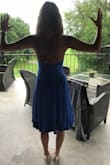 I can't express how much I love this dress! I will buy in every color! Perfect for weddings! The material is high quality and airy - nice for hot days!!! - Brittany K.