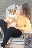 Bought this for lounging and show off that I am a dog mom. I love it, it's so so comfy and soft. Best purchase! - Chelsea C.