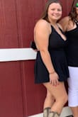 Wore this for a bachelorette party and it was perfect!! It fit really good. And even if you have larger breasts, you do not have to wear a bra with it. I am a 38 DD and I ordered a large. I could have gone with an XL just because some side boob will come out but other than that it fit perfect! - Taylor A.