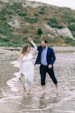 This dress was PERFECT for my engagement shoot! I love how it came out!
If you are bigger busted like me, you will need to tape your boobs up. There isn't support built-in. It was a pain but it was SUPER worth it!
I will most likely wear it to my shower as well since it's so bridal & perfect!
I definitely am getting it hemmed as well! Which is super normal for me with a long dress.
It runs a TINY bit smaller than most of my LuLus dresses but I was able to get it zipped! - Jessica J.