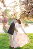 I got this dress for our engagement photos and it was perfect! Comfortable, flowy, and being a wrap dress it fit to my body. Highly recommend! - Rachel K.