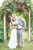 I purchased a brand new wedding dress from a boutique for $2,200. After waiting months for it to arrive, the dress didn't fit! I was in a panic and decided to "settle" for this one online. Once the Lulus dress arrived, I fell in love with it! Its the nicest dress. I wish I had seen it before I purchased my other dress. I was worried the beading would look cheap but it doesn't at all. I didn't need any alterations. The entire evening people were complimenting me on how beautiful the dress was. I even had random people message me through Facebook saying they saw a photo after our wedding wondering who the dress designer was so they can buy the same one. I cannot say enough good things about this dress. It's perfect. Its nice and light compared to "real" wedding dresses which are actually super heavy. It flows straight down which makes it very slimming. - Ashley T.