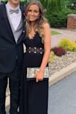 I'm 5'3" and 3/4 inch, 113-115 lbs, 32C and the XS fit amazingly. The length was perfect with heels. Wasn't too hot or heavy even in May at a senior prom. Can't wait to wear this unique dress again in the future. Loved the crochet detailing. Got so many compliments. - Kathryn K.