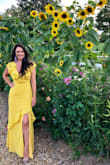 This dress was so gorgeous. It was a little too big in the chest/upper waist so I got it altered and hemmed but literally fits like a glove and still a huge value. I lost count of how many compliments I got. - Callie S.