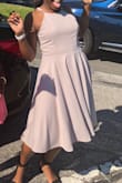 I bought this dress for my daughter for prom and graduation season. I wanted something stylish but modest enough for a teen and this dress is absolutely perfect. She feels elegant and comfortable in it. We loved it so much we bought 2 colors. 

Lulus - please make more options with this length. Some of the other dresses we tried were a bit too short. Thanks. - Andrea T.