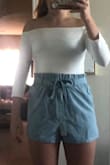 Fits perfect! So versatile! I'll be wearing this piece a lot! Especially with these cute shorts I bought to go with it! - Haylee R.