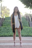 It fits perfectly! Got this dress/romper for my graduation and so excited to wear it! It fits true to size and is super comfortable. - Lexi S.