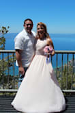 Ordered this for my elopement wedding and it's the perfect dress. Ordered two sizes. The reviews say runs small but ordering up was too large. I ordered M and L and the medium is perfect. The dress should be closely fitted or it gapes and the bodice doesn't lie well if it's too large. Material is beautiful and it can be washed by hand or as I did, on delicate in the machine. Came out perfect and hang wet to dry and no ironing needed. Quality is well worth the price. Excellent value. I ordered pink and white and the blush pink is perfect as a seasoned bride. Order it and you won't be sorry. - Nicole G.