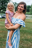 I adored this dress. It has pockets! Breezy and fun, and long enough that I could run around and play with my kiddo. - Alyssa M.
