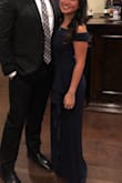 Ordered this for a wedding in April and it was fantastic! I'm short, so I'm used to having things hemmed. Material is heavy, but that was perfect because it was freezing in the venue. - Caitlin P.