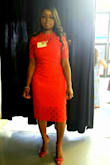 This is the best dress I have ever bought. Received so many compliments. Everything about this dress I love. Had to add a red under shirt and a red skirt underneath dress to make it more modest, dress was still a hit. Ordered a small, fit a little snug, probably should of ordered a medium but still turned out great! - Seintra M.