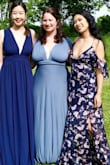 I love this dress. I was 3 months post partum and wanted something flowy. This dress was prefect - April B.
