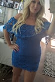 The material on this dress has been crafted beautifully and feels wonderful. It does run a bit smaller than the other items I've purchased. - Michelle L.