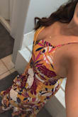 This dress is amazing! Excellent quality, vibrant colors and fit to a tee! I literally got dozens of compliments to include the valet driver who opened my car door lol. I was so pleased and I had high hopes for this dress and it was everything I wanted and more! - Holly G.