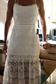 This was an okay dress. The length is a little weird on my height. Wasn't my favorite but the construction of the dress was good and over all, it was pretty. - Brooke D.