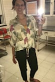 I'm a size 4/27, bought a small and they fit like a glove. Paired them with a top also from Lulus. - Erin F.