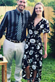 Wore this to a Summer wedding. Got many compliments. Lightweight, comfortable wrap style. Top dips down kind of low, if you can go bra-less go for it or your bra may peek out a little. - Erin F.