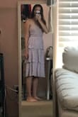 Very nice color-however, it is slightly different than the color on the picture. In addition, the dress is good at making you appear taller. - Tess D.
