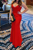 I absolutely love this gown! It is flattering in all the right places. The stretchy material is forgiving and it's just an absolutely sexy dress! - Anna B.