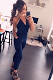 Definitely recommend this romper, I love the fit and especially love the pockets! - Bre S.