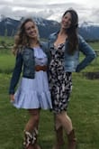 Wore this dress on several occasions and loved it! Wear it with cowboy boots or dress it up with a nice set of heels! I will say if you're tall, like me, the slit on the dress is a little high, so beware of high winds :) - Marisa R.