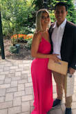 I had so many people ask me where I got the dress from! It fit perfectly I ordered an XS and was worried it wouldn't fit but it couldn't have been better! The length of the dress is also great I wore 3 inch heels and my height is 5'3 1/2. Loved it! - Ana S.