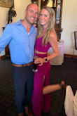 I wore this to a wedding this weekend and received so many compliments! I loved how float it is. Only complaint is that when sitting or bending to hug anyone who was sitting the slit in the pants went allllll the way up my leg. You could see undies. Just was a little more aware after the first time my leg came out. - Christina P.